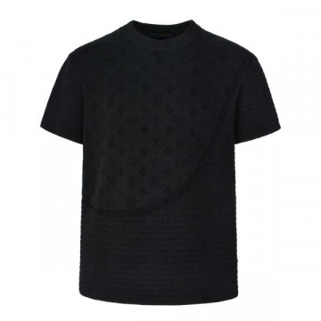 [LouisVuitton] 루이비통 그래픽 자카드 쇼트 슬리브드 크루넥