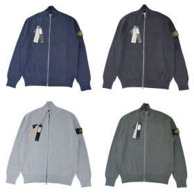 [StoneIsland] 스톤아일랜드 526D8 립드 소프트 코튼 가디건 니트