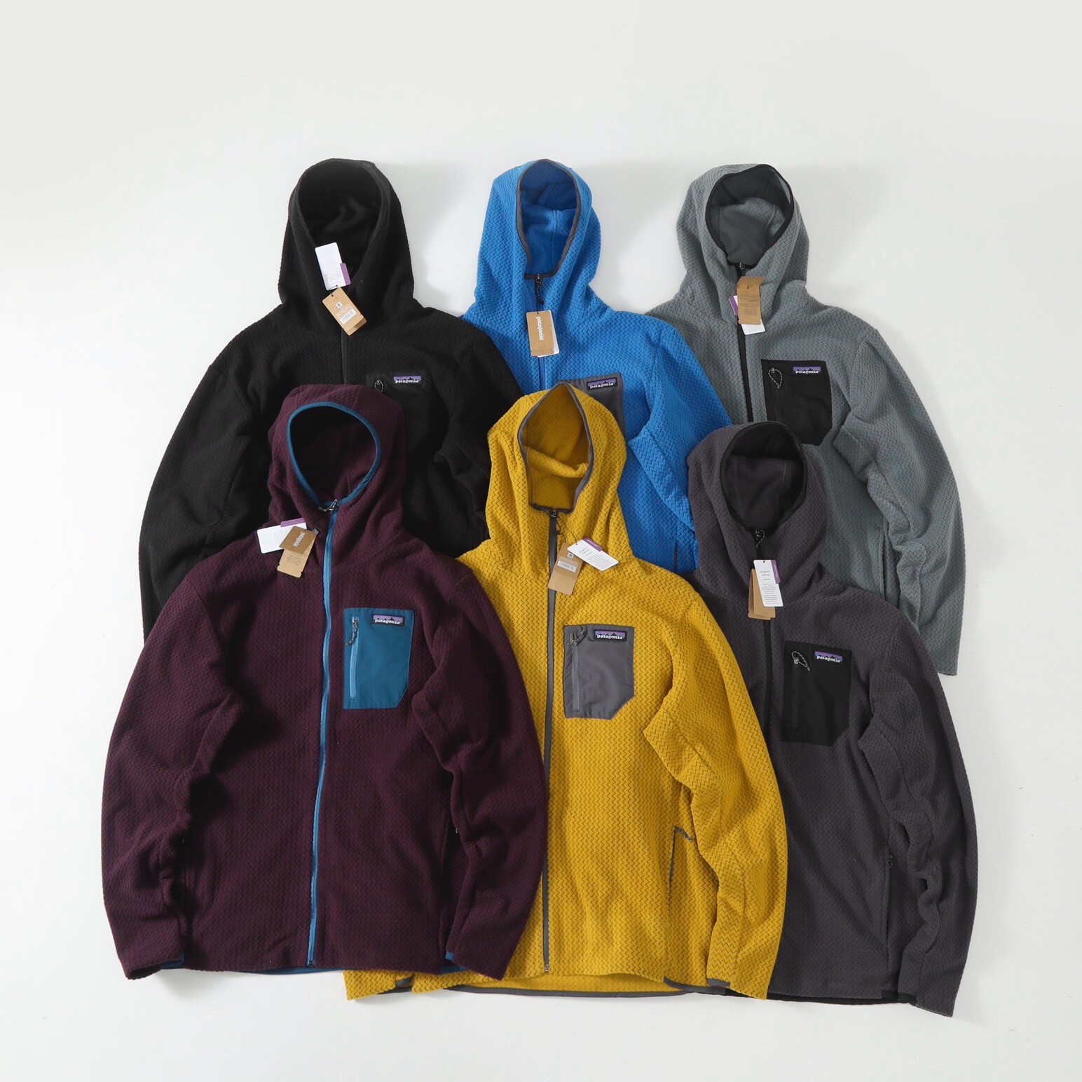 [Patagonia] 파타고니아 R1 에어 풀집업 후드 자켓