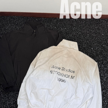 [AcneStudios] 아크네스튜디오 로고 지퍼 자켓 더스티