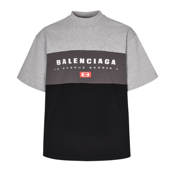 [Balenciaga] 발렌시아가 유니티 스포츠 라지 핏 티셔츠 헤더 그레이