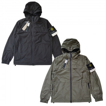 [StoneIsland] 스톤아일랜드 40922 가먼트 다이드 크링클 렙스 R-나일론 후드 자켓