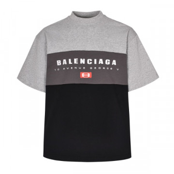 [Balenciaga] 발렌시아가 유니티 스포츠 라지 핏 티셔츠 헤더 그레이