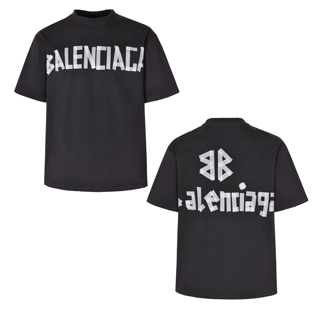 [Balenciaga] 발렌시아가 뉴 테이프 타입 미디엄 핏 티셔츠