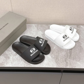 [Balenciaga] 발렌시아가 로고 풀 슬라이드 샌들
