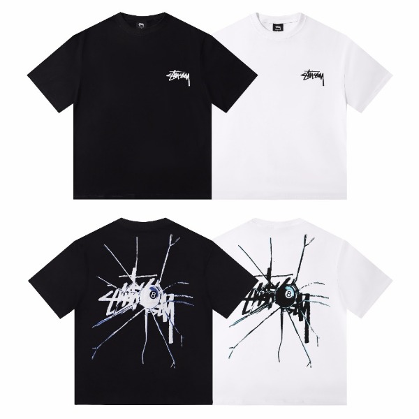 [Stussy] 스투시 쉐터드 반팔티셔츠
