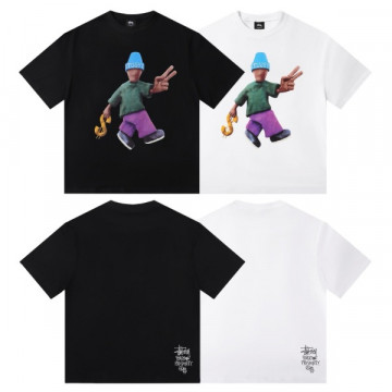 [Stussy] 스투시 피스 앤 프로스페리티 반팔티셔츠