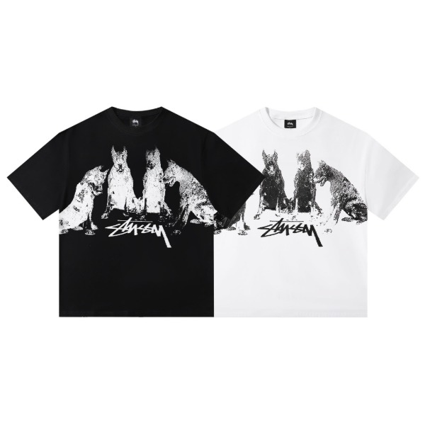 [Stussy] 스투시 도베르만 반팔티셔츠