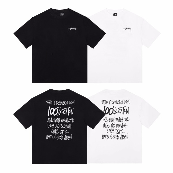 [Stussy] 스투시 케어 라벨 반팔티셔츠