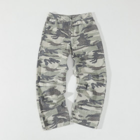 [Stussy] 스투시 카모 캔버스 빅 올 진 니들펀치