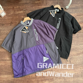[AndWander] 앤드원더 x 그라미치 패치워크 윈드 티셔츠