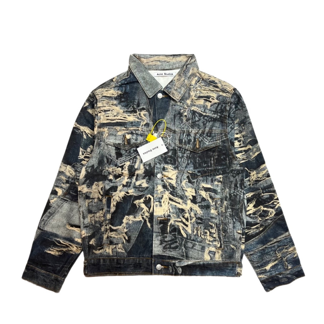 [AcneStudios] 아크네스튜디오 프린트 데님 자켓