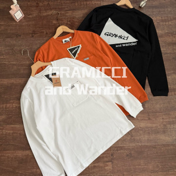 [AndWander] 앤드원더 x 그라미치 백프린트 티셔츠