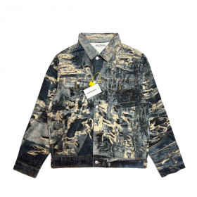 [AcneStudios] 아크네스튜디오 프린트 데님 자켓
